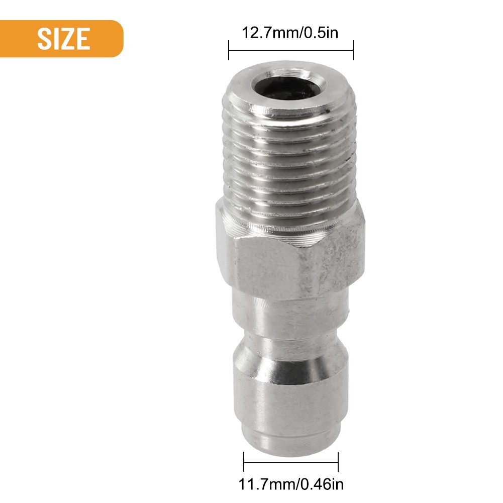 1/4 Inch Quick Release Connector Coupler Fitting For High Pressure-Washer & Hose