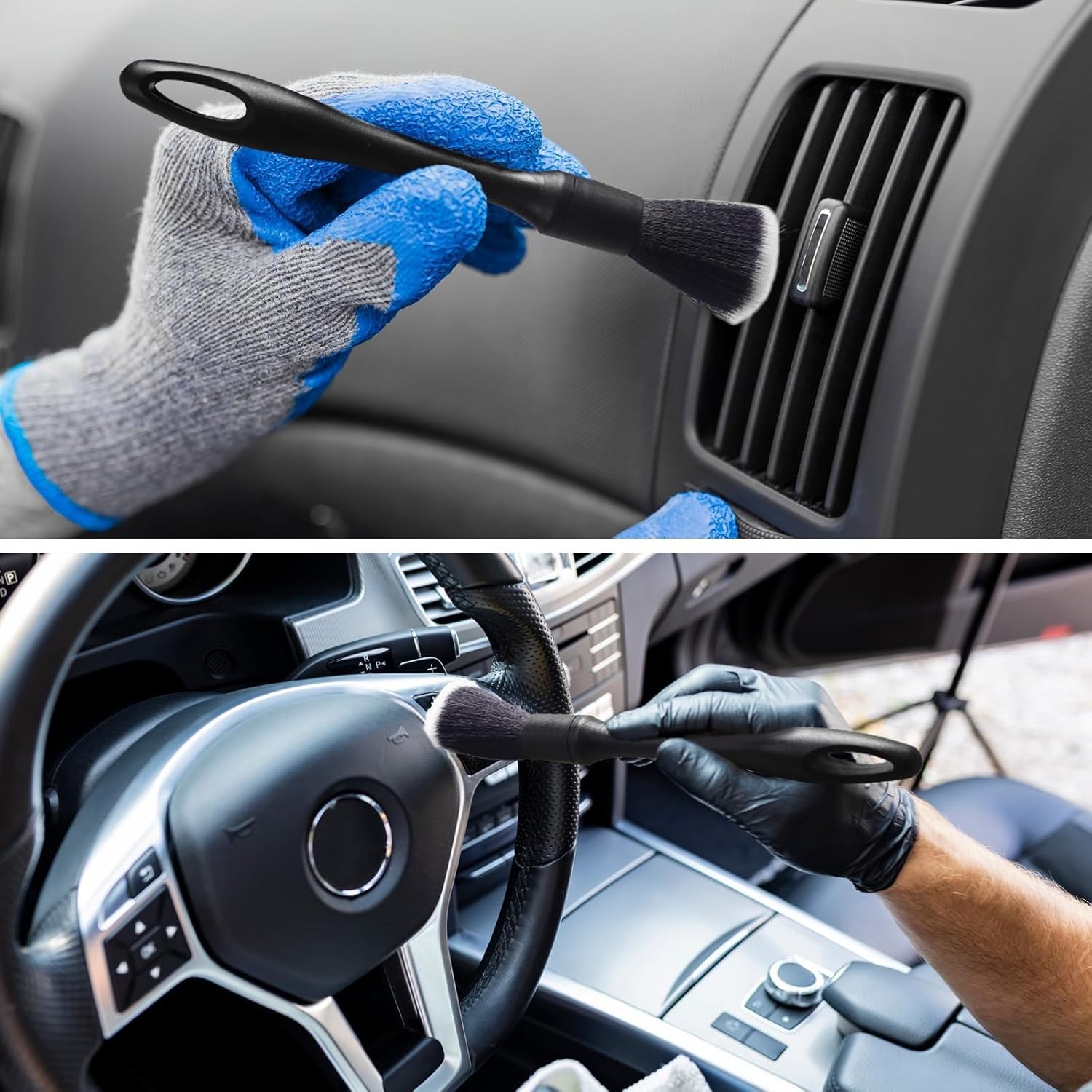 3PCS Wheel Brush Kit for Cleaning Wheel and Tire✨ Wheel and Rim Brush Car Detai✨