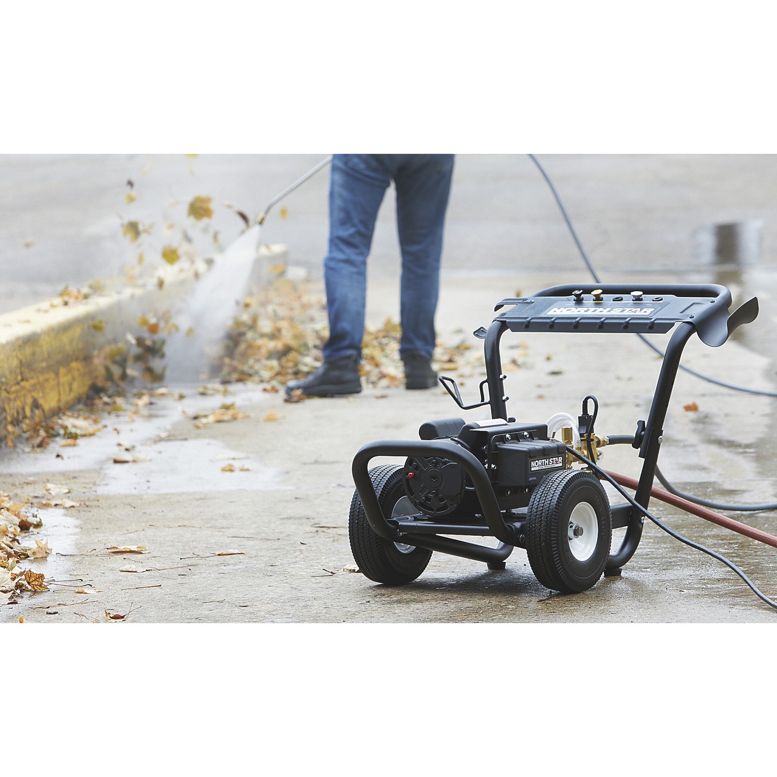 NorthStar Electric Cold Water Total Start/Stop Pressure Washer, 2000 PSI, 1.5