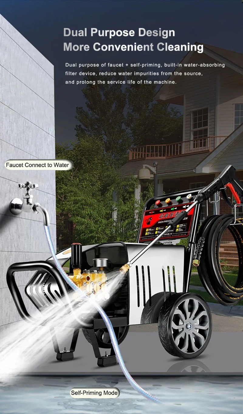 High-pressure Cleaner 2.2 KW Electric Power Suitable for Repair Shops