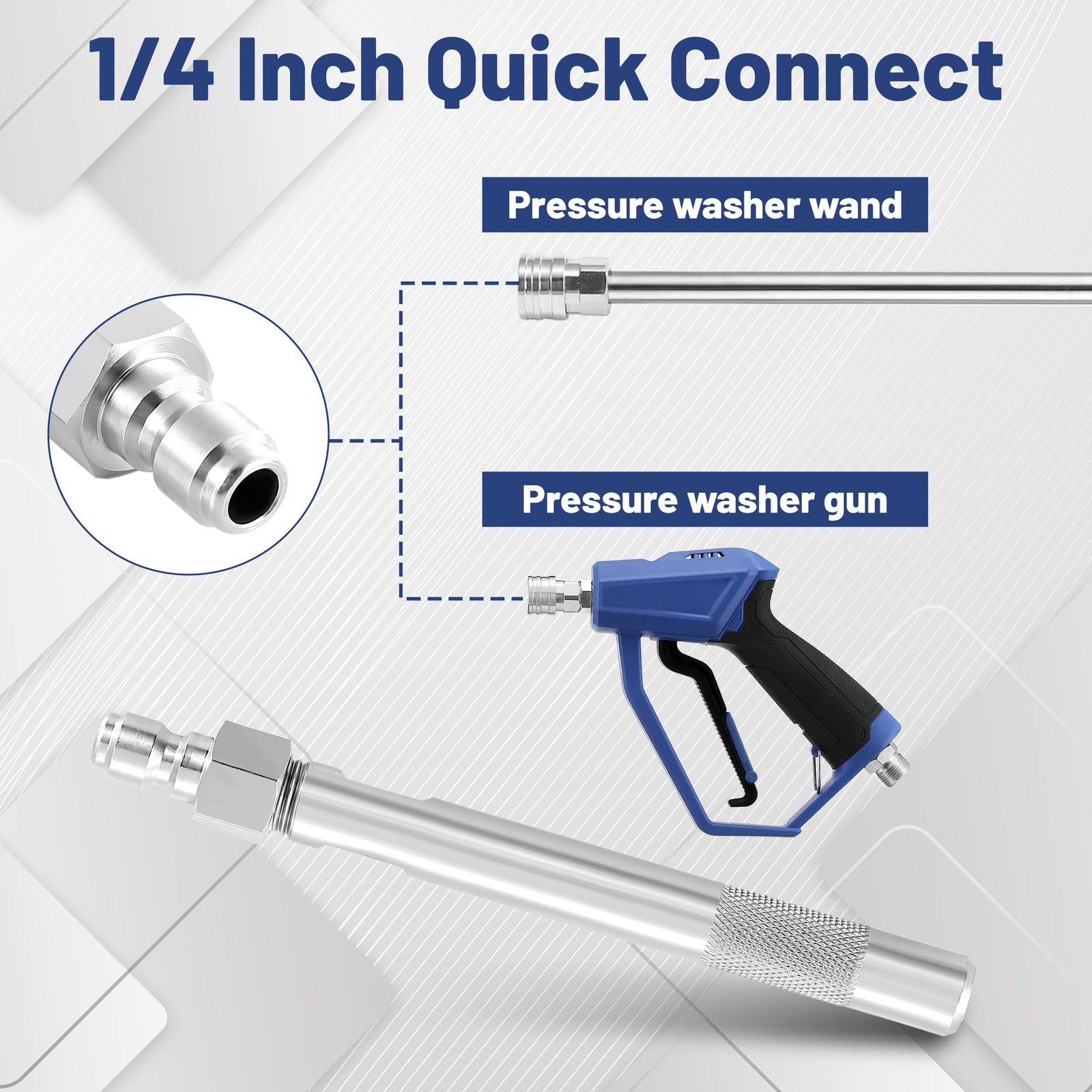 Pressure Washer Long Range Chemical Nozzle, Shooter Tip Pressure Washer, Comp…
