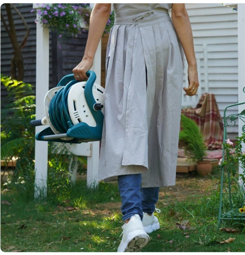 Watering Hose Cart for Plants, Tap Water, Car Washing, and Home Storage