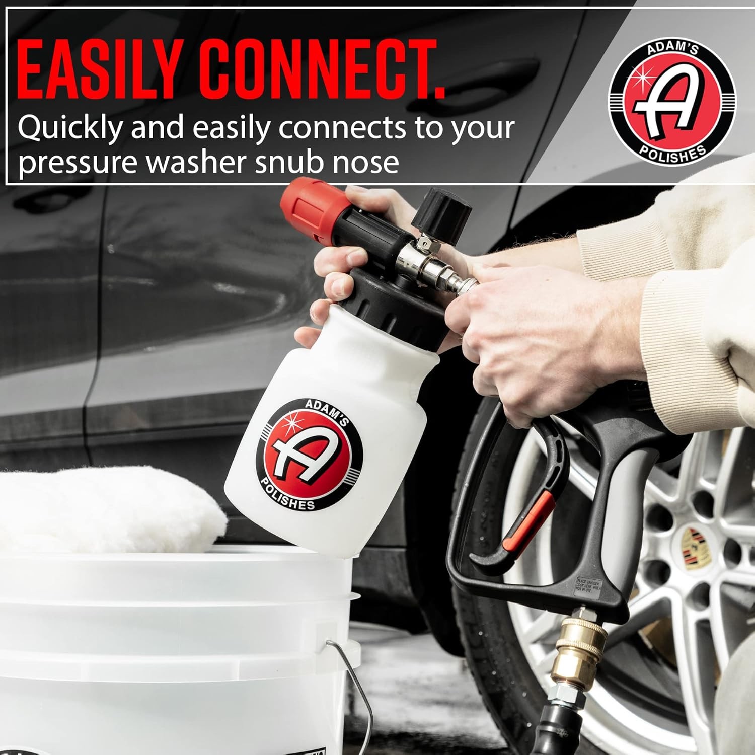 Adam’s Polishes Premium Foam Cannon – Custom Snow Foam Cannon Soap Sprayer.