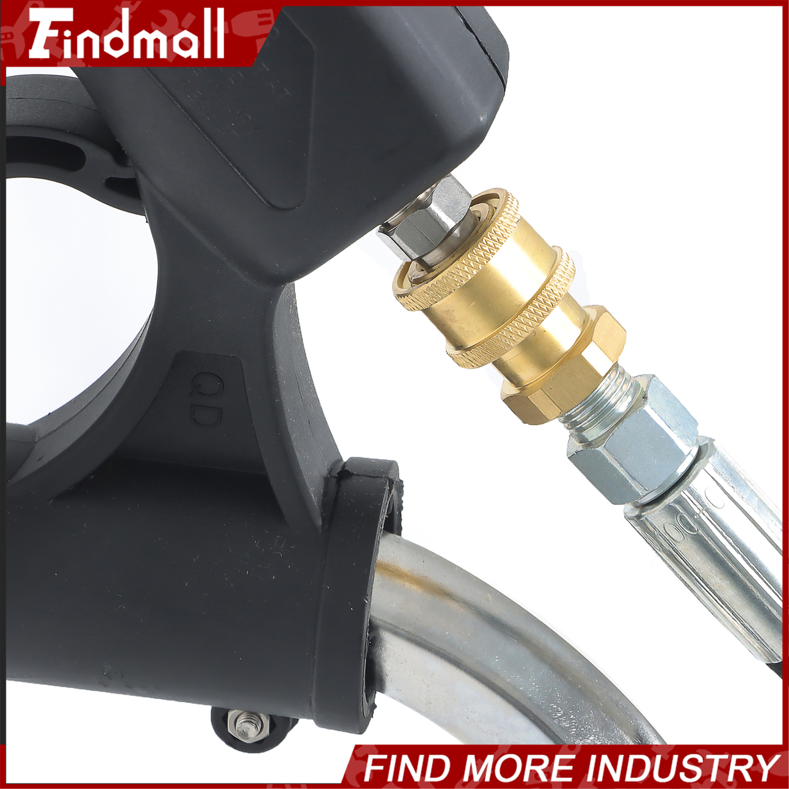 Findmall 24″ Pressure Washer Surface Cleaner w/ Handles & Wheels Quick Connect