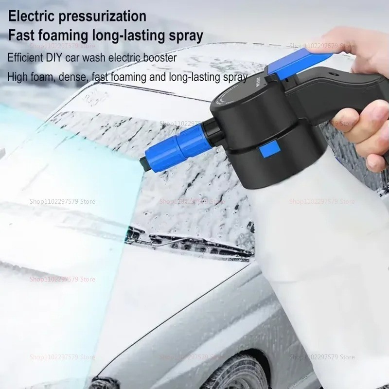 1.5L Electric Car Foam Sprayer, Foam Sprayer for Car Wash with USB Rechargeable,