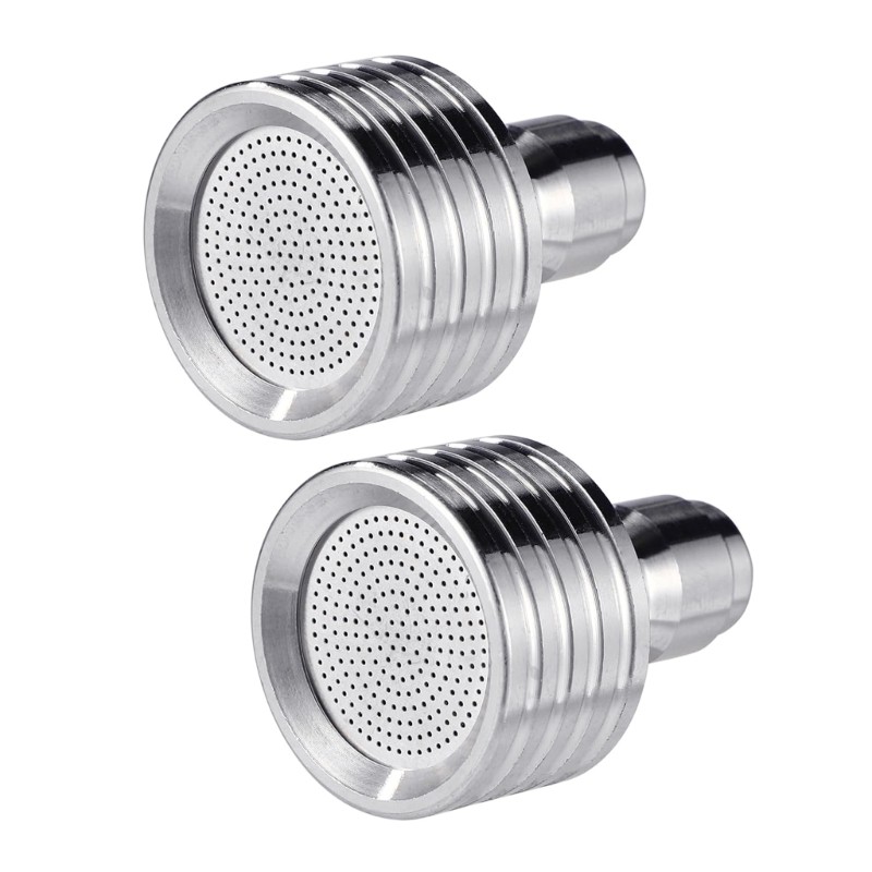 2Pcs Stainless Steel Shower 1/4inch Quick Connection Wash Car Garden Cleaning