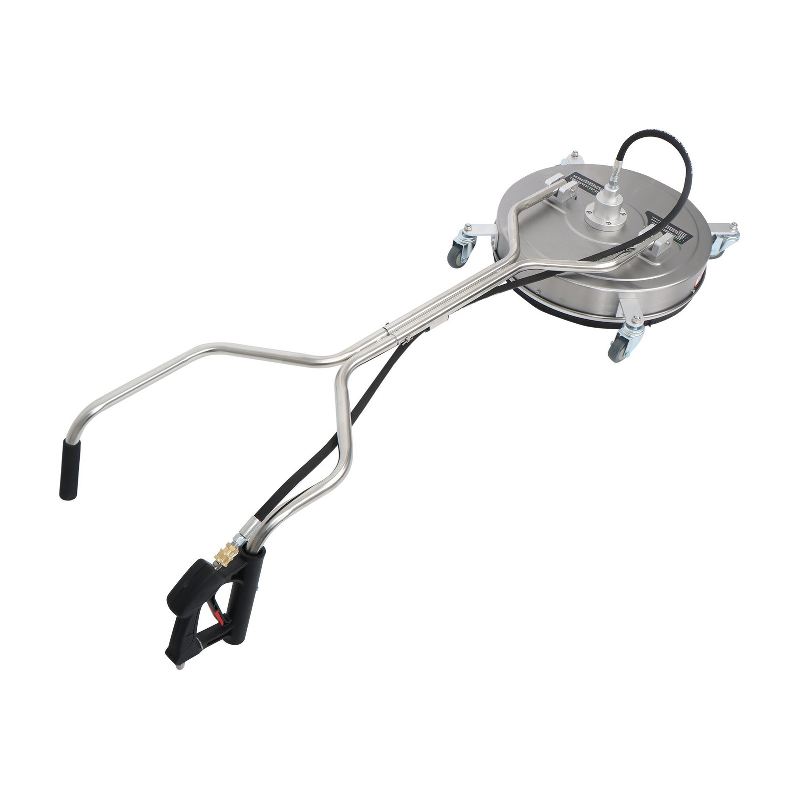 Pressure Washer Surface Cleaner w/ Handles & Wheels Quick Connect 20Inch