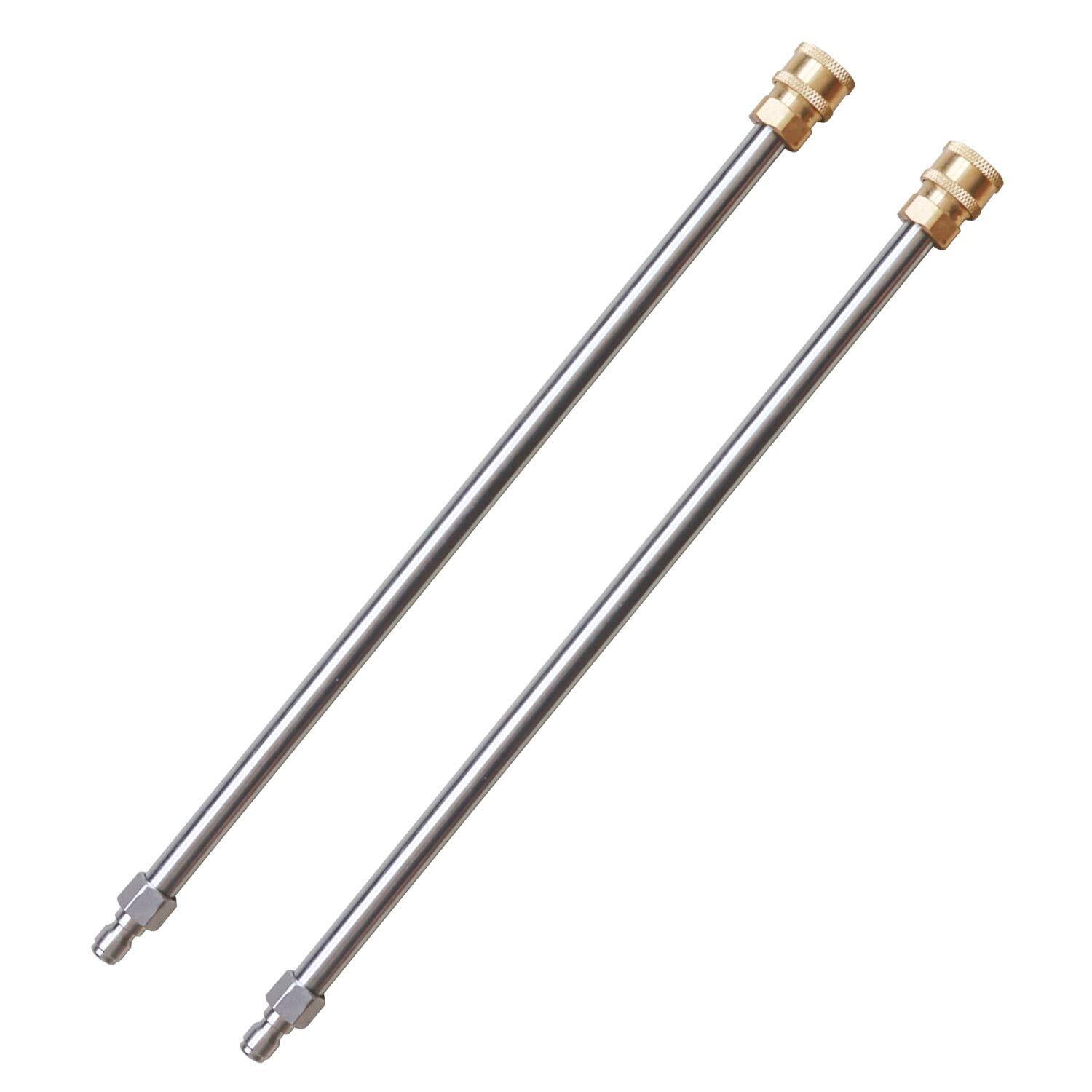 2 Pack Pressure Washer Extension Wand Quick Connect