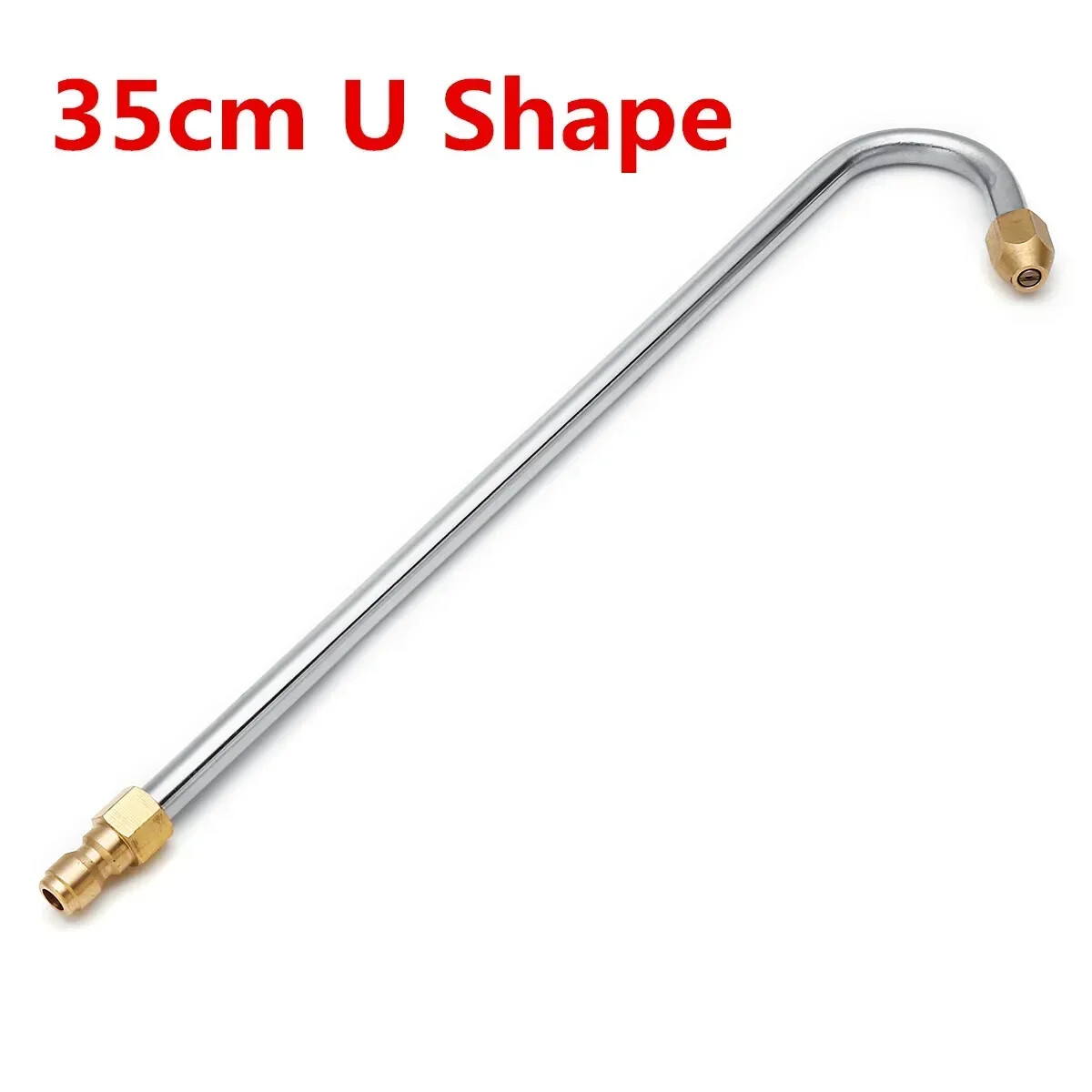 Extension 1/4″ High Pressure Car Washer Nozzle Angled Lance Rod Stainless Steel
