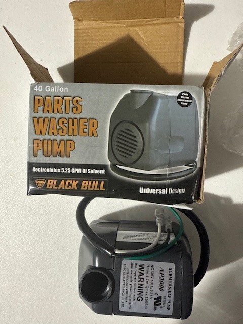 PWP40 Parts Washer Pump Gray