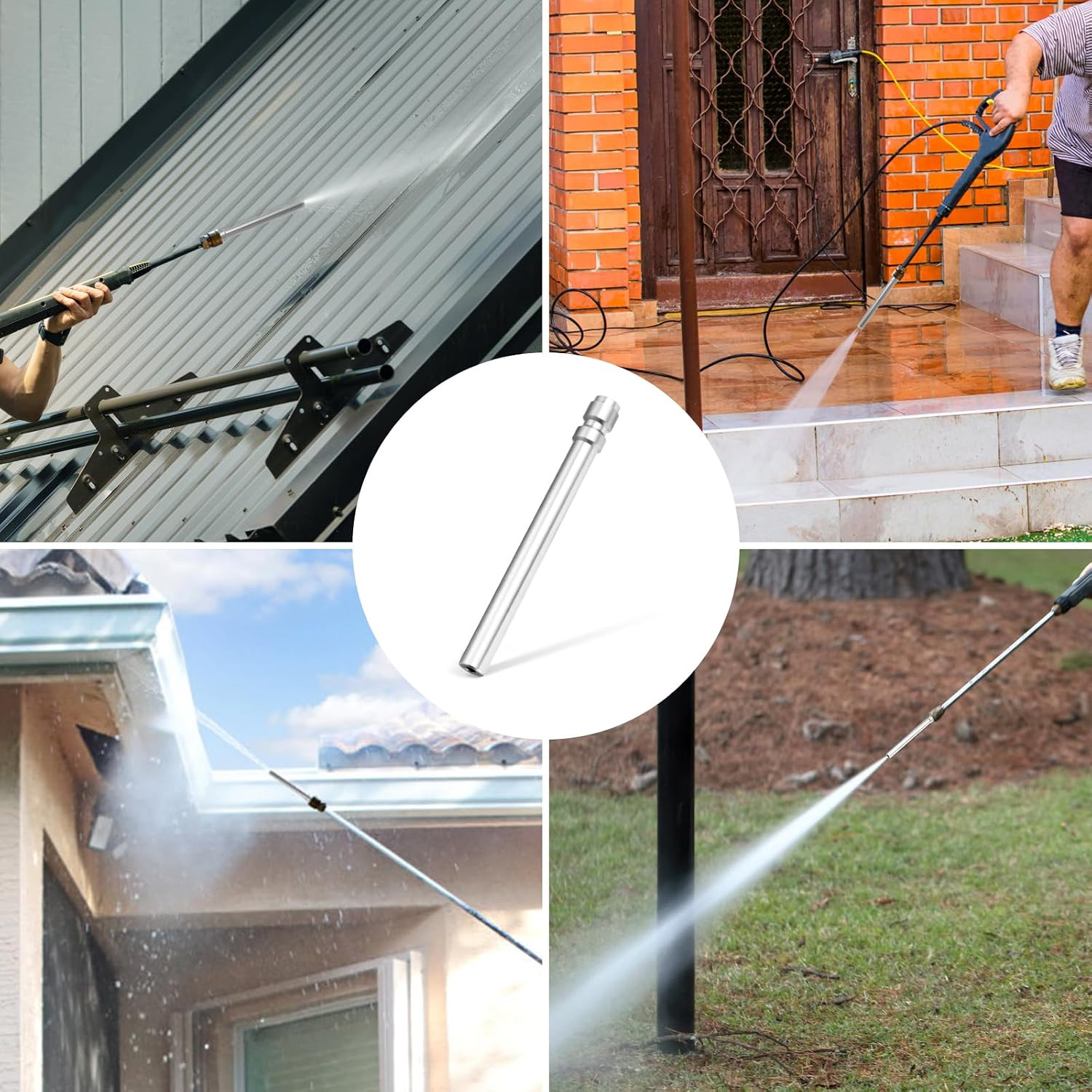 Pressure Washer Long Range Chemical Nozzle for Ladder Saver Pressure Washer Shoo