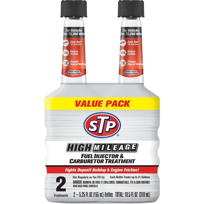 High Mileage Fuel Injector Carburetor Cleaner 6 Pack 5.25oz Engine Efficiency US