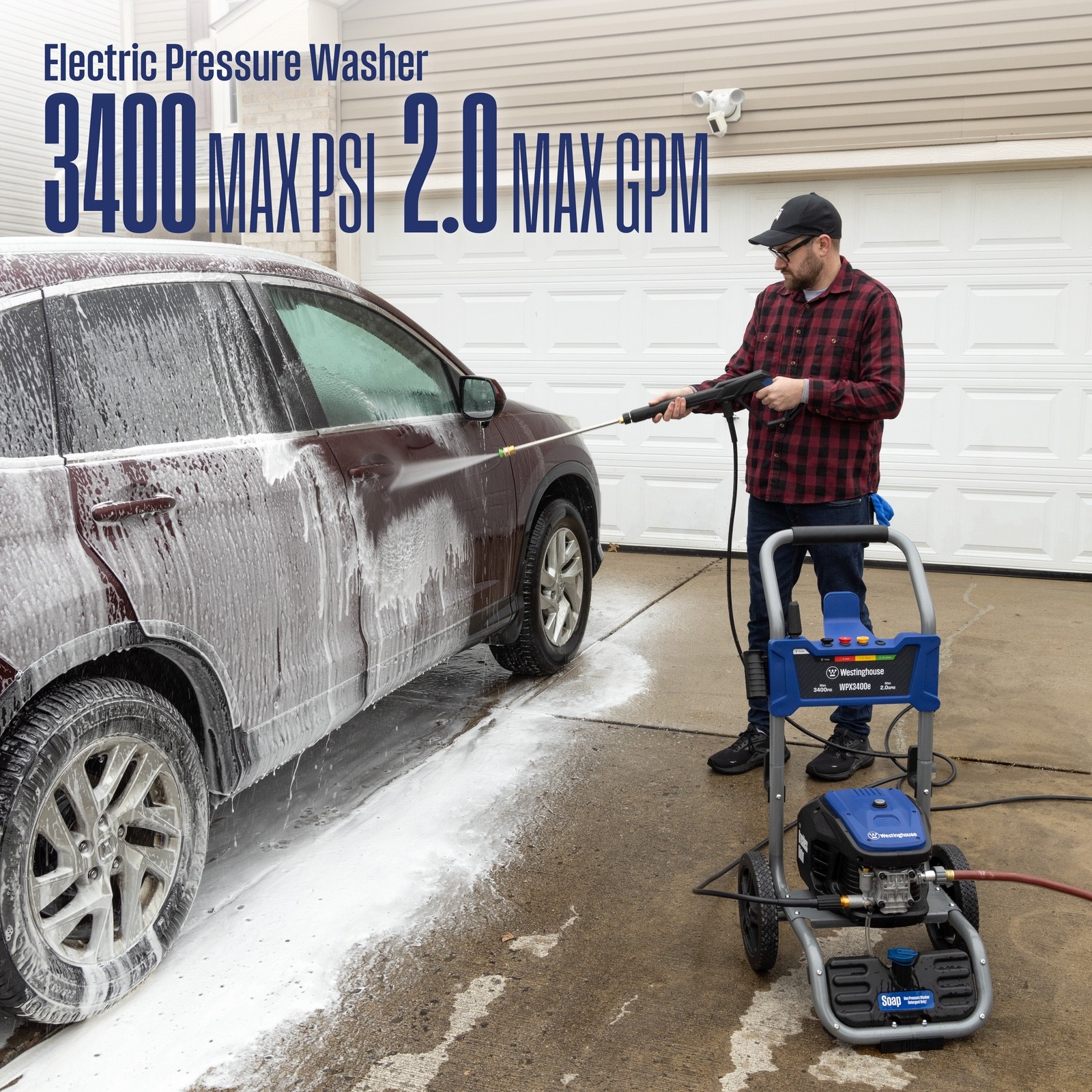 Westinghouse WPX3200 Gas Pressure Washer, 3200 PSI and 2.5 Max GPM – PARTS ONLY
