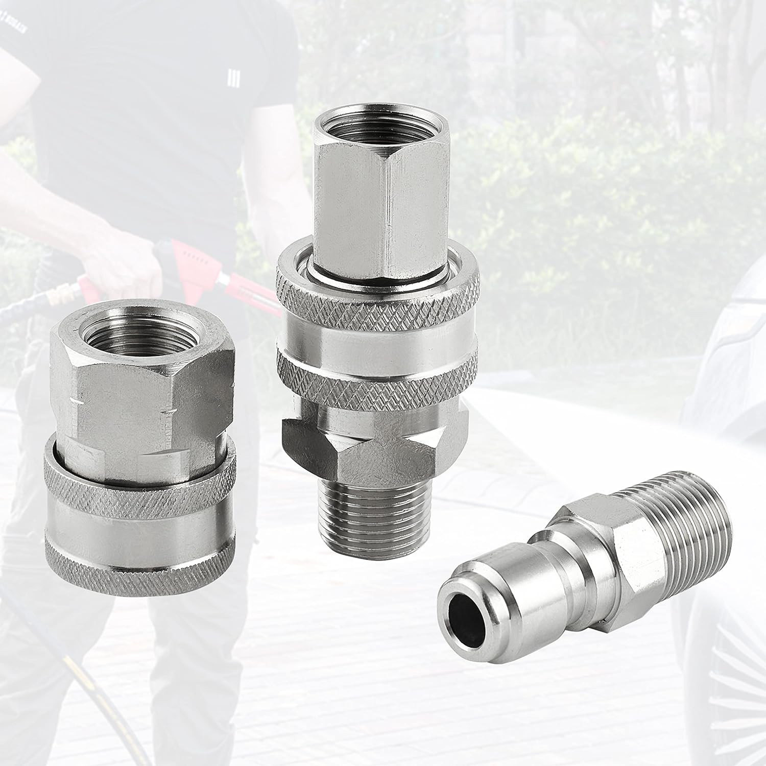 Lavadora a Presion De Conexion Rapida De 3/8 De Pulgada , Accesorios Para La…