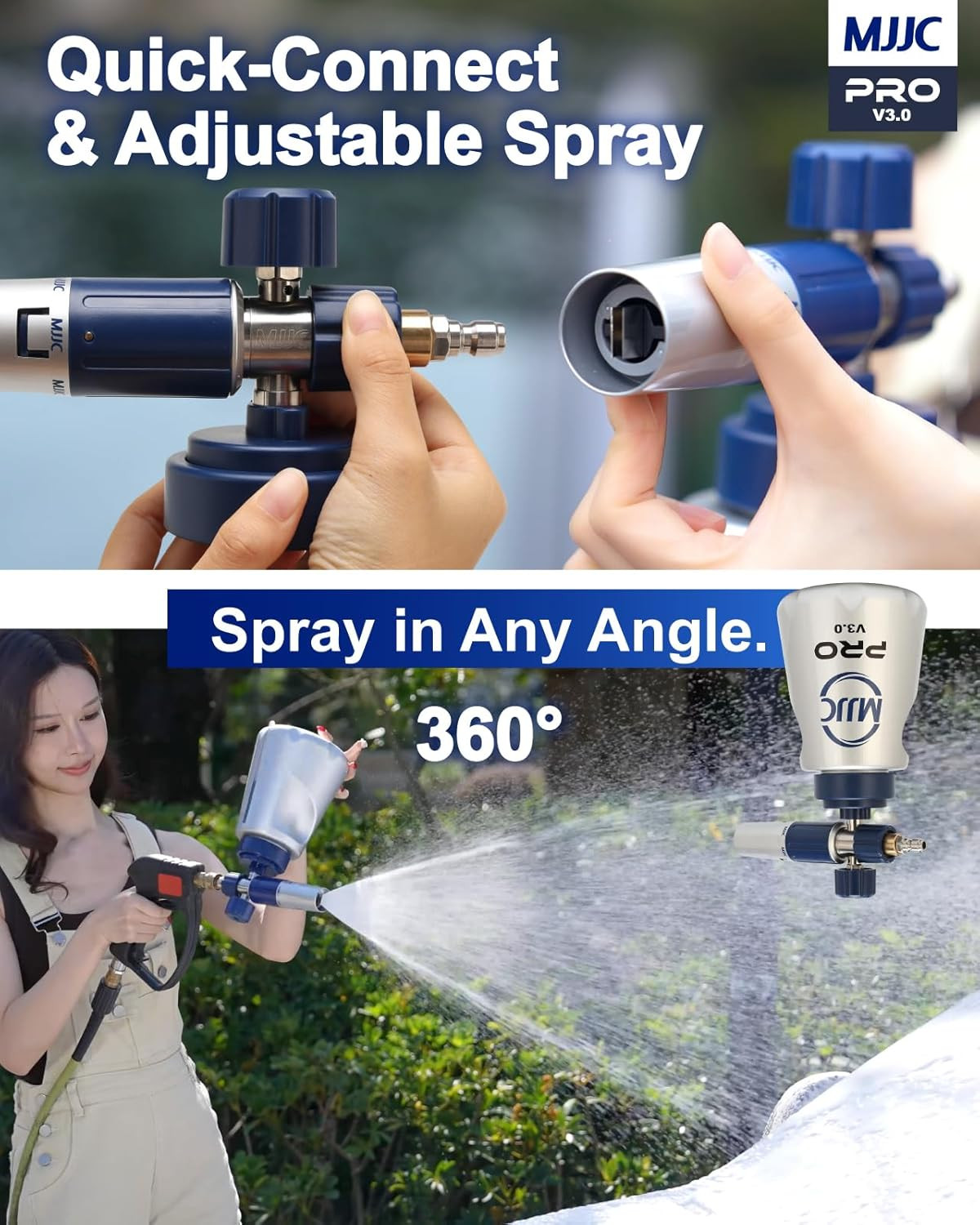 PRO V3.0 Ultimate Foam Cannon for Pressure Washers – Professional Car Wash Acces