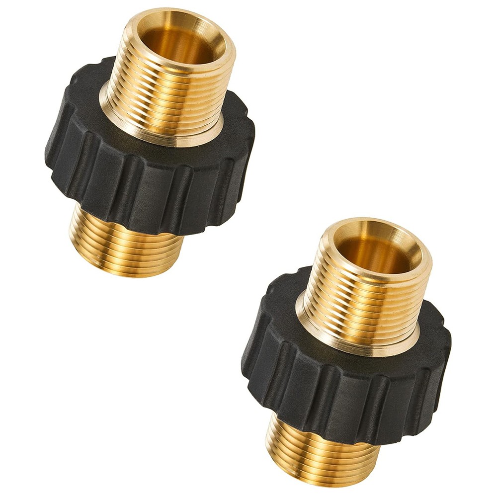 Brass Pressure Washer Connector Quick Connect Fitting M22-14mm Hose Adapter
