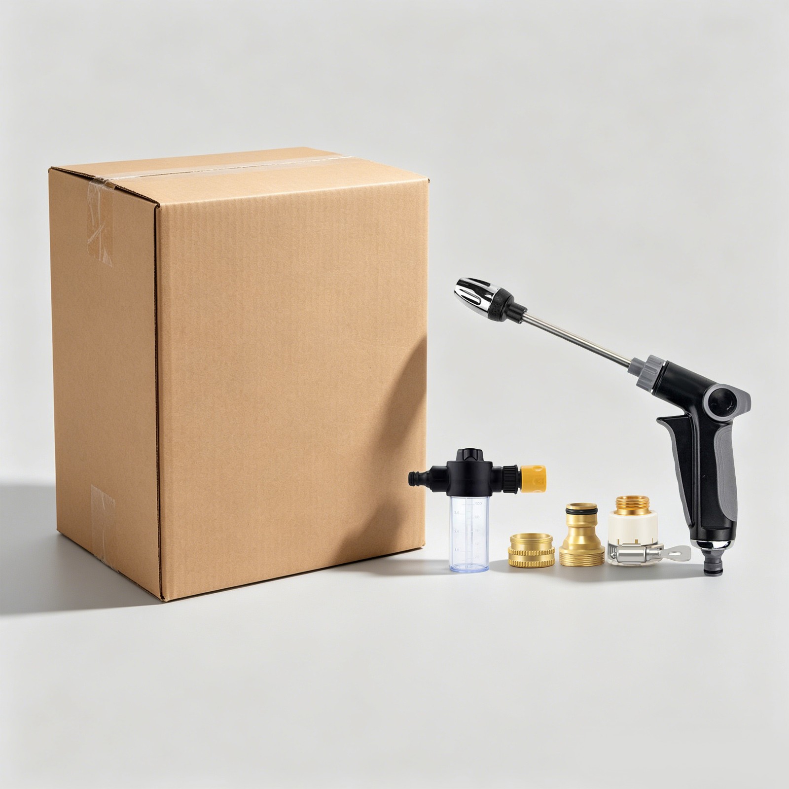 Switchable Water Pattern High-Pressure Cleaning Gun With 1/2-inch Threaded Joint