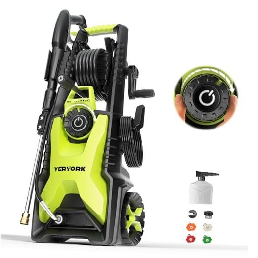 Adjustable 5000 PSI Pressure Washer,2.5 Max GPM Power Washer with 33 FT