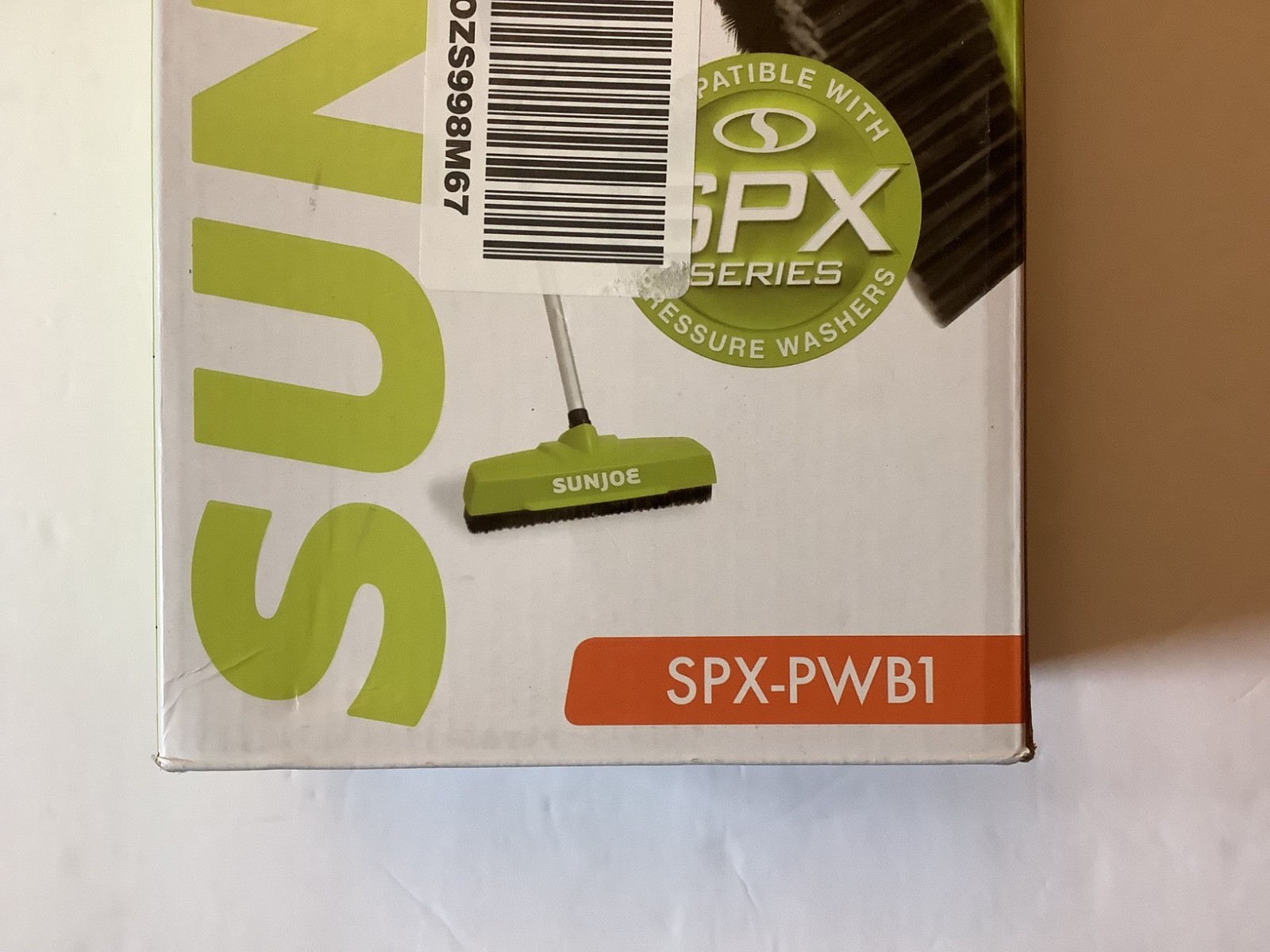 Sun Joe SPX-PWB1 Power Scrubbing Broom for SPX Series Pressure Washers New