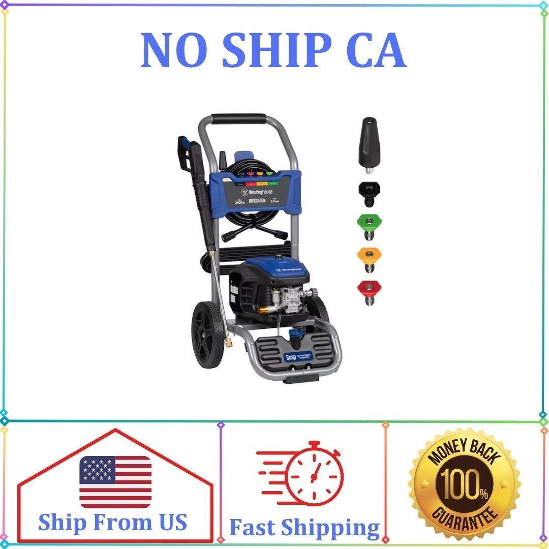Westinghouse WPX3400e Brushless Heavy Duty 3400-PSI 2-GPM Cold Water Electric