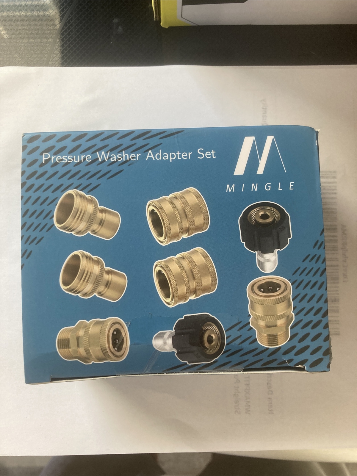 8-Pack Ultimate Pressure Washer Adapter Set Quick Disconnect Kit M22 Swivel