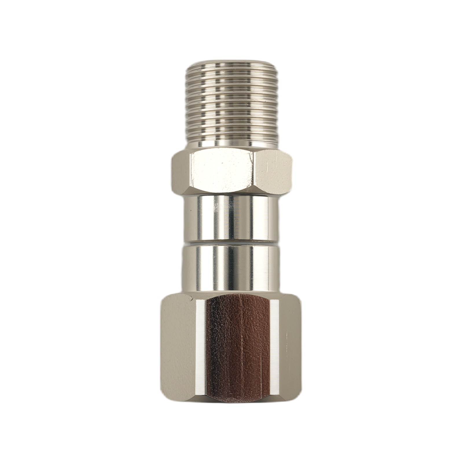 2x 3/8″ NPT 360° Swivel Adapter Stainless Steel for Pressure Washer Hose Gun