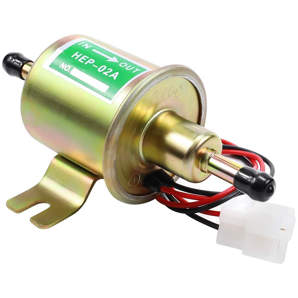 Universal 12V Electric Fuel Pump Low Pressure Transfer Inline Fuel Pump 12 Volt