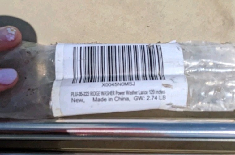 2pk Pressure Washer Wand Extension 57″ Quick Connect Hookup