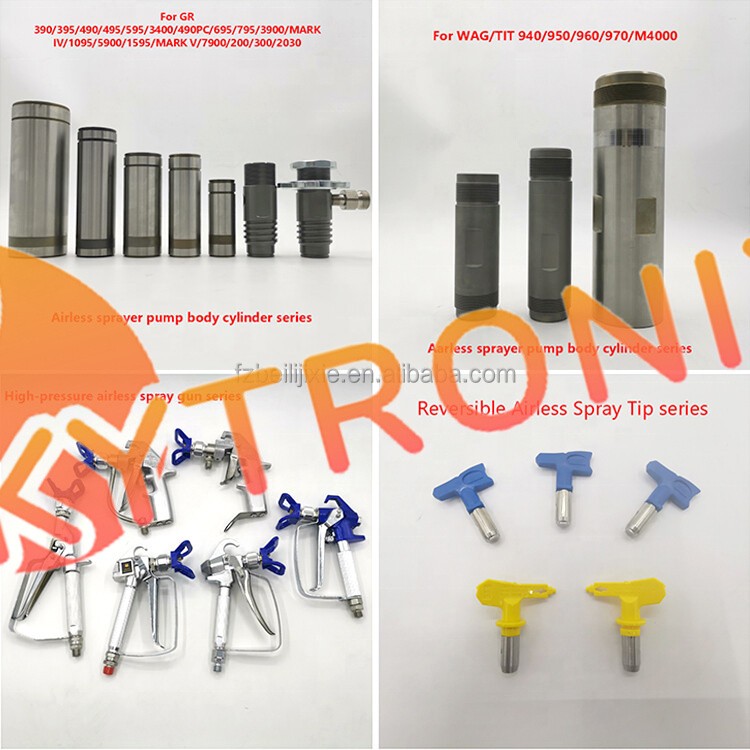 180CC Pneumatic airless sprayer pump Pump body assembly 24B822 for Xtreme X40X70