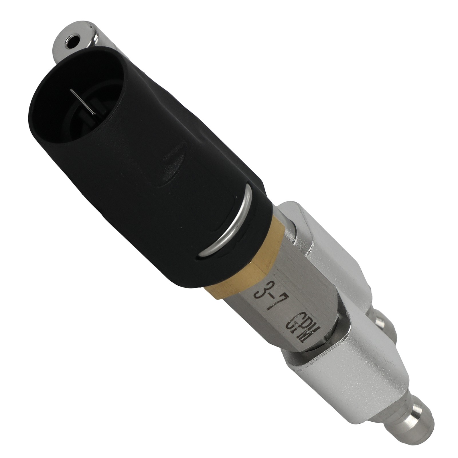 2-in-1 Adjustable Brass Nozzle for Pressure Washer 6000 PSI Soft Wash Tip 0-60°