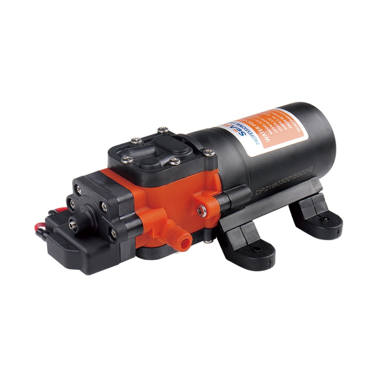 21Series 12V DC Diaphragm Water Pressure Pump 1.1 GPM 80 PSI Marine RV Boat