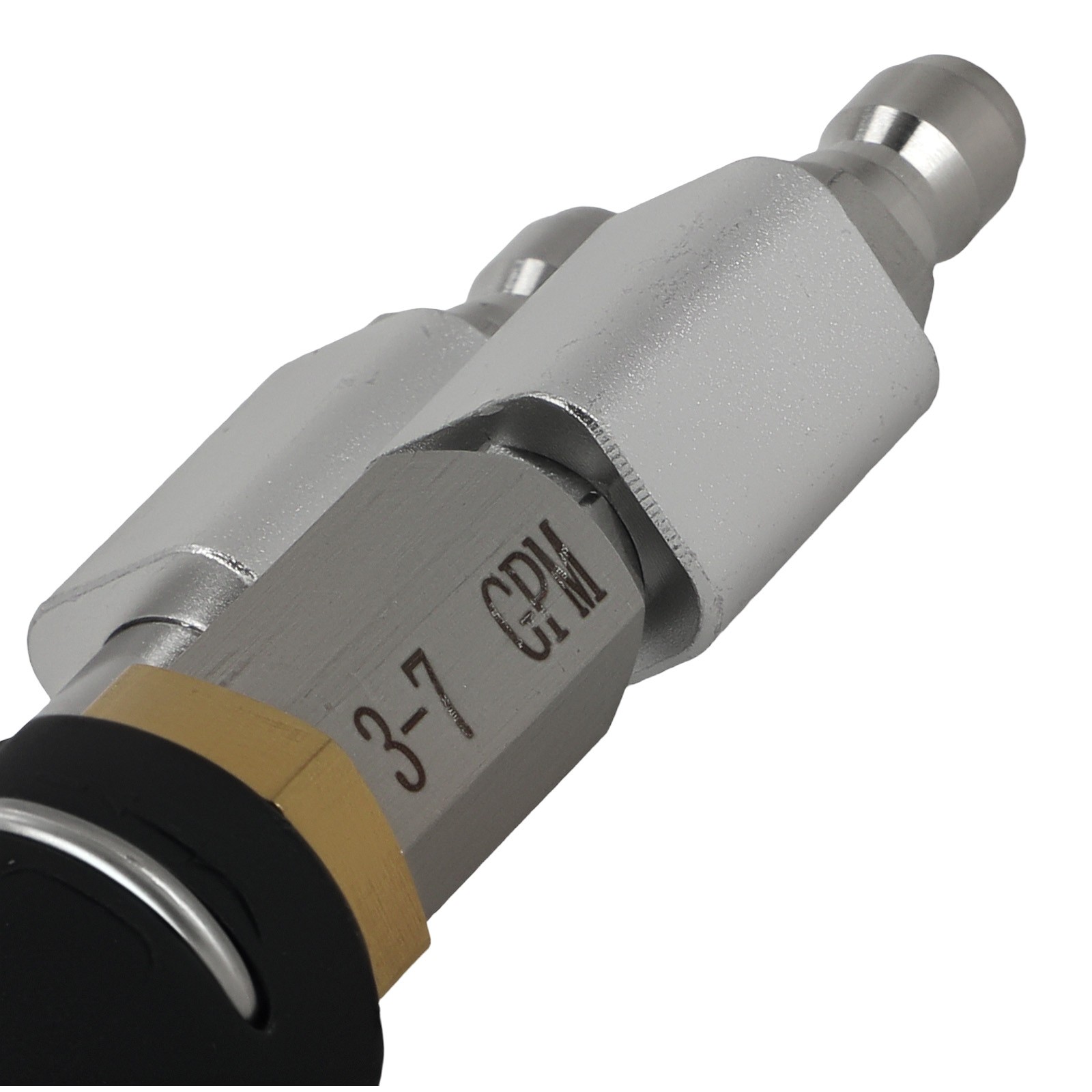 2-in-1 Adjustable Brass Nozzle for Pressure Washer 6000 PSI Soft Wash Tip 0-60°