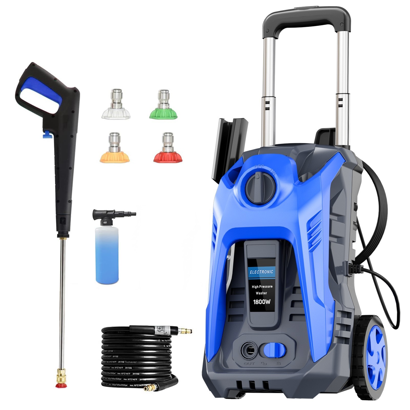 4200PSI 2.0GPM Electric Pressure Washer Portable Electric Power Cleaner Machine