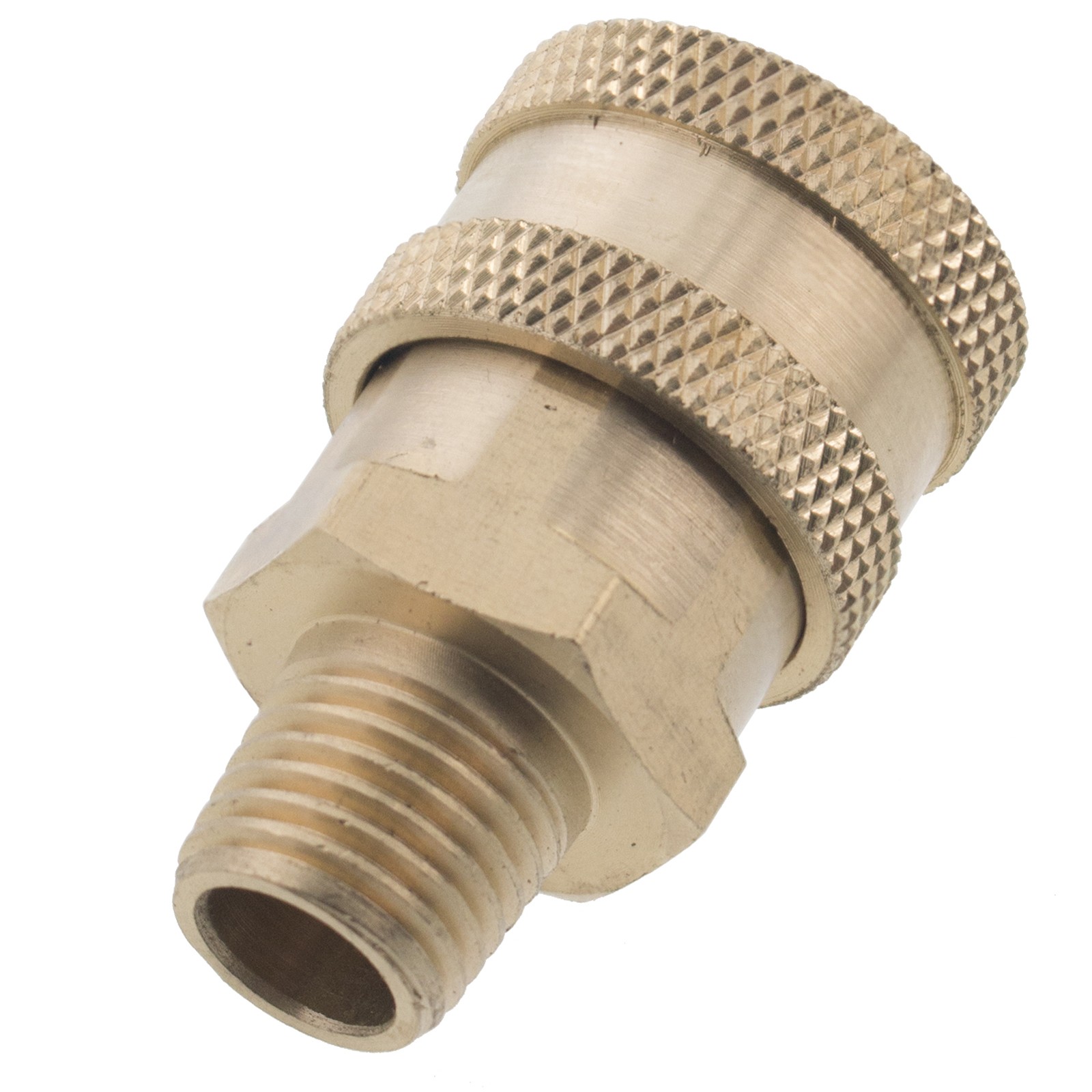 (25) 1/4″ MPT Male Brass Socket Quick Connect Coupler for Pressure Washer Nozzle