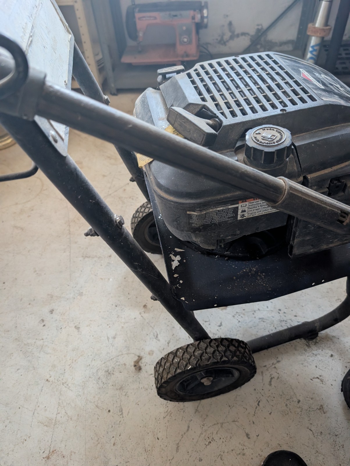 Briggs& Stratton 6 Horsepower Pressure Washer Needs Hose