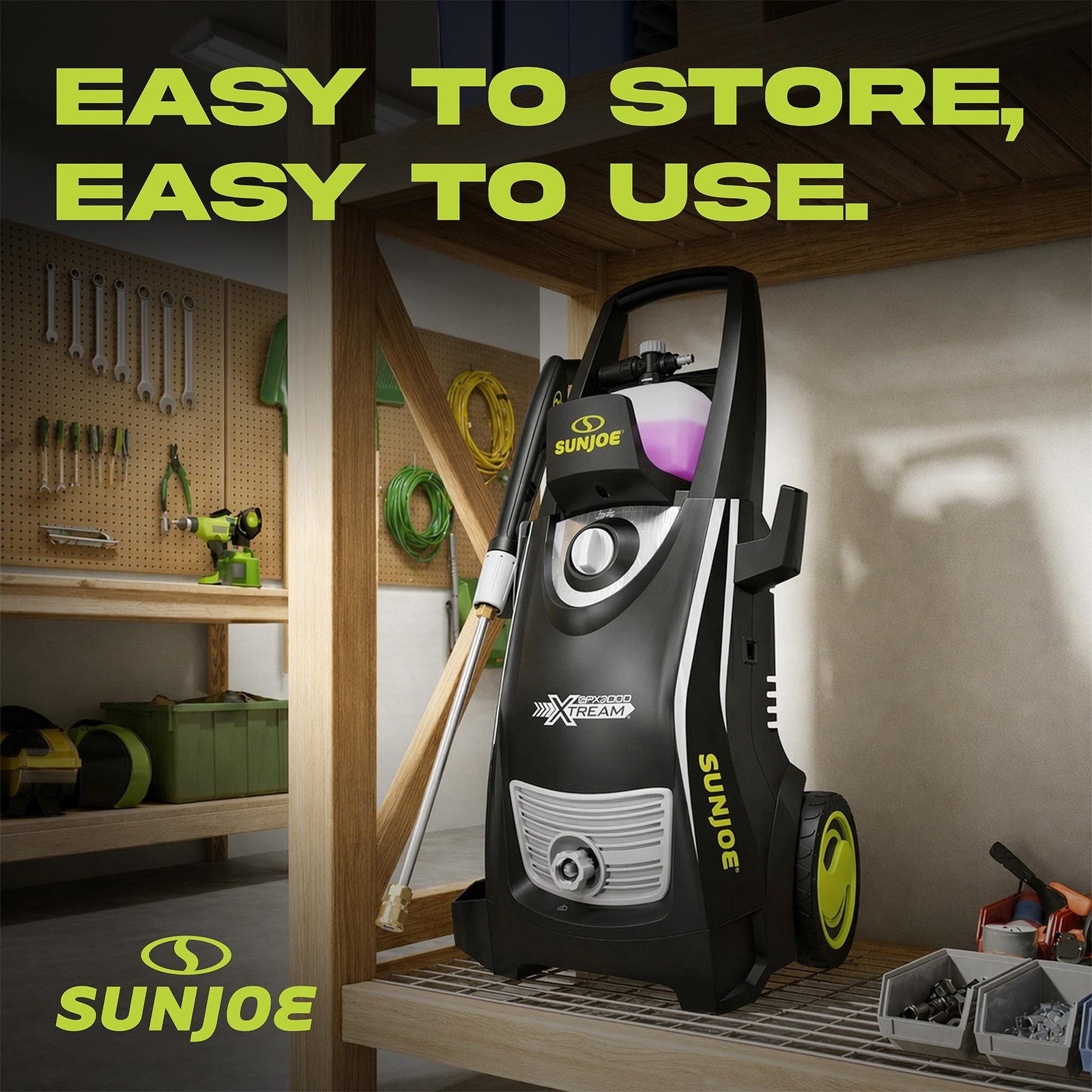 Sun Joe SPX3000XT1 XTREAM 2,500 PSI Pressure Washer with 14.9A Motor, Include…