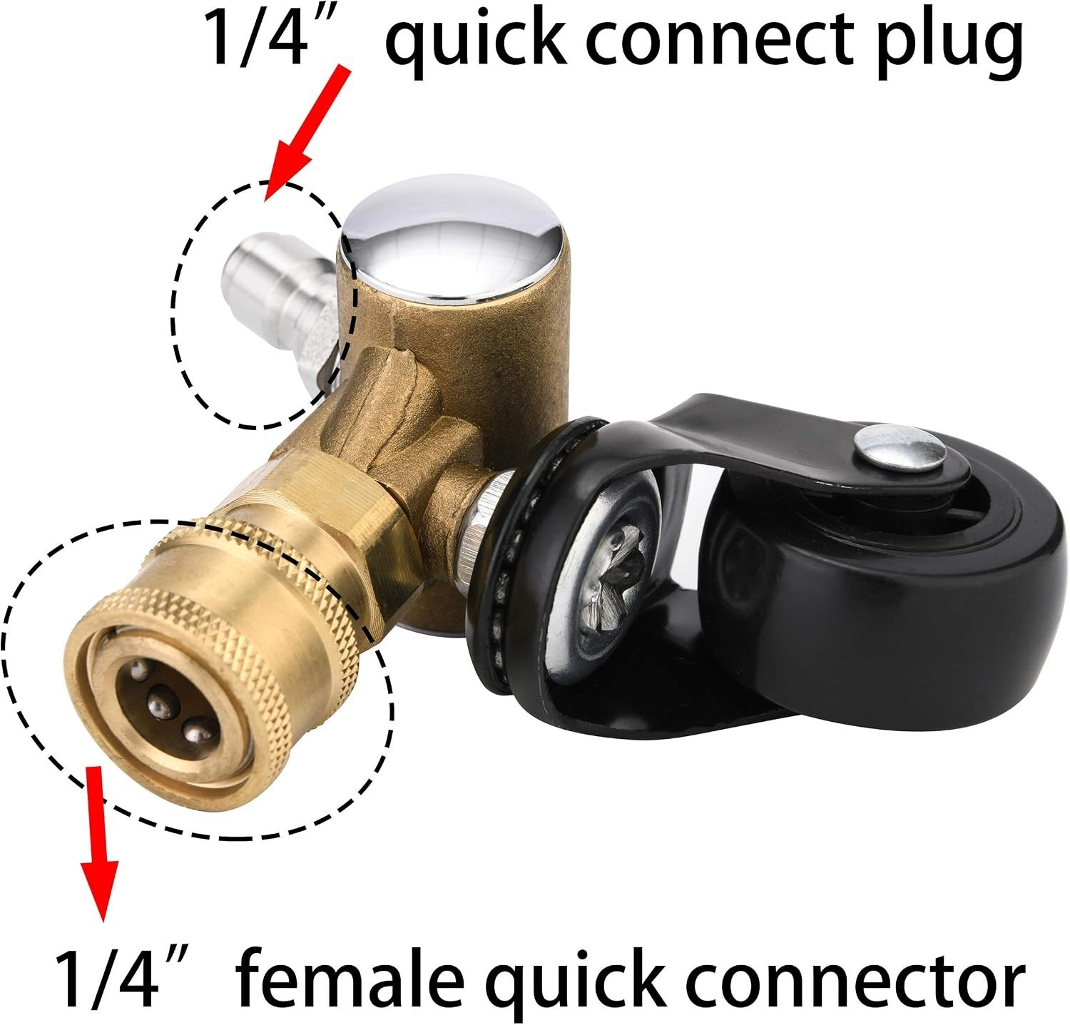 Swivel Wheel for Undercarriage Pressure Washer Attachment | Accessory for Und…