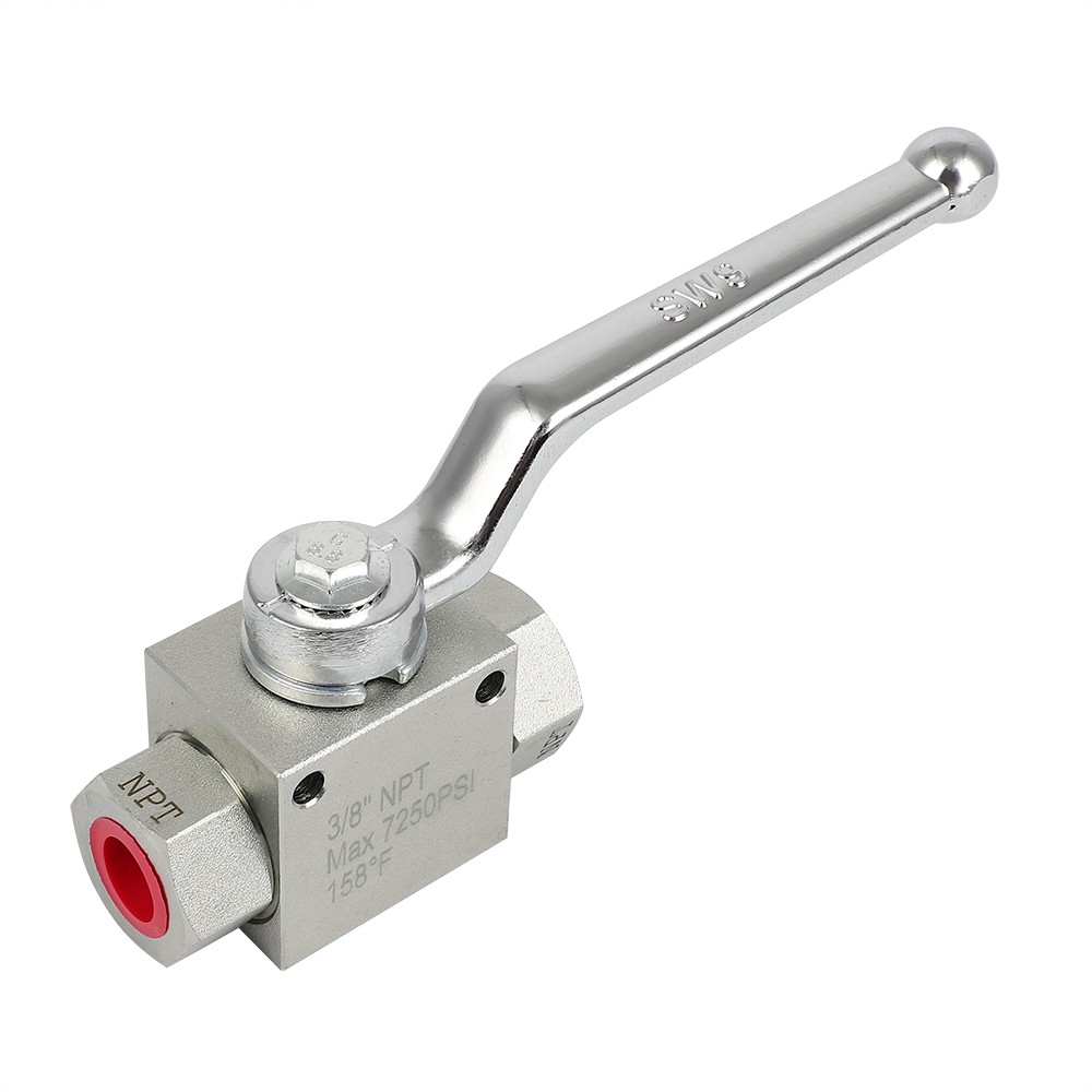 Stainless Steel High Pressure Washer Ball Valve Kit for Power Washer Hose 3/8 In
