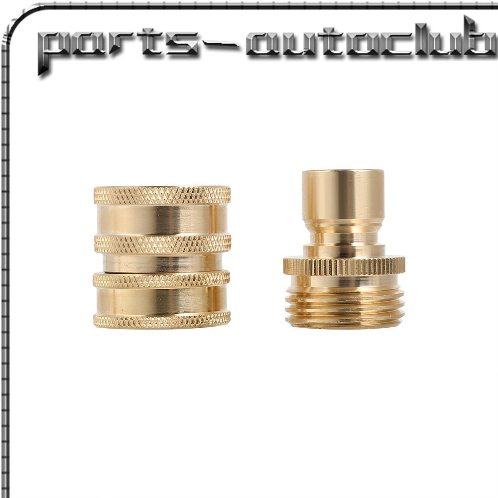 3/4″ Garden Hose Quick Connect Water Solid Brass Female Male Connector Set New
