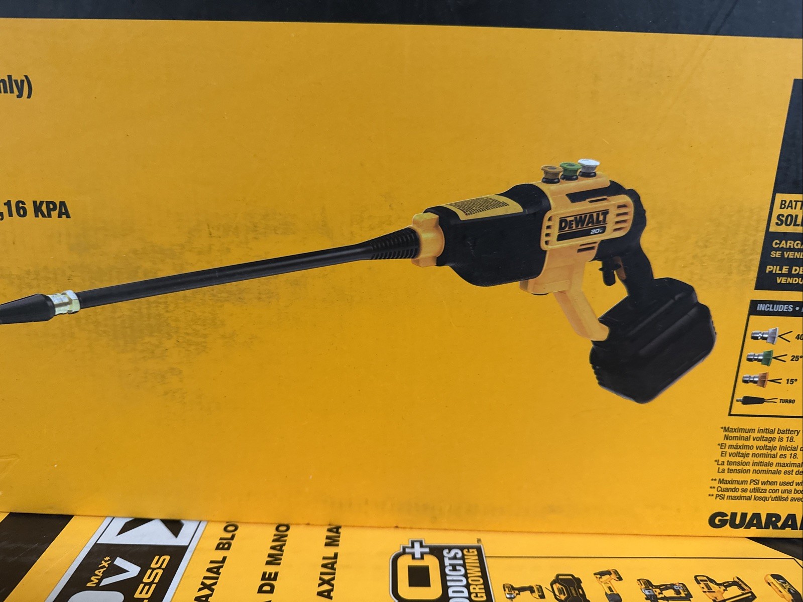 DeWalt DCPW550B 20V MAX 550 PSI Cordless Power Cleaner Tool Only – New in Box
