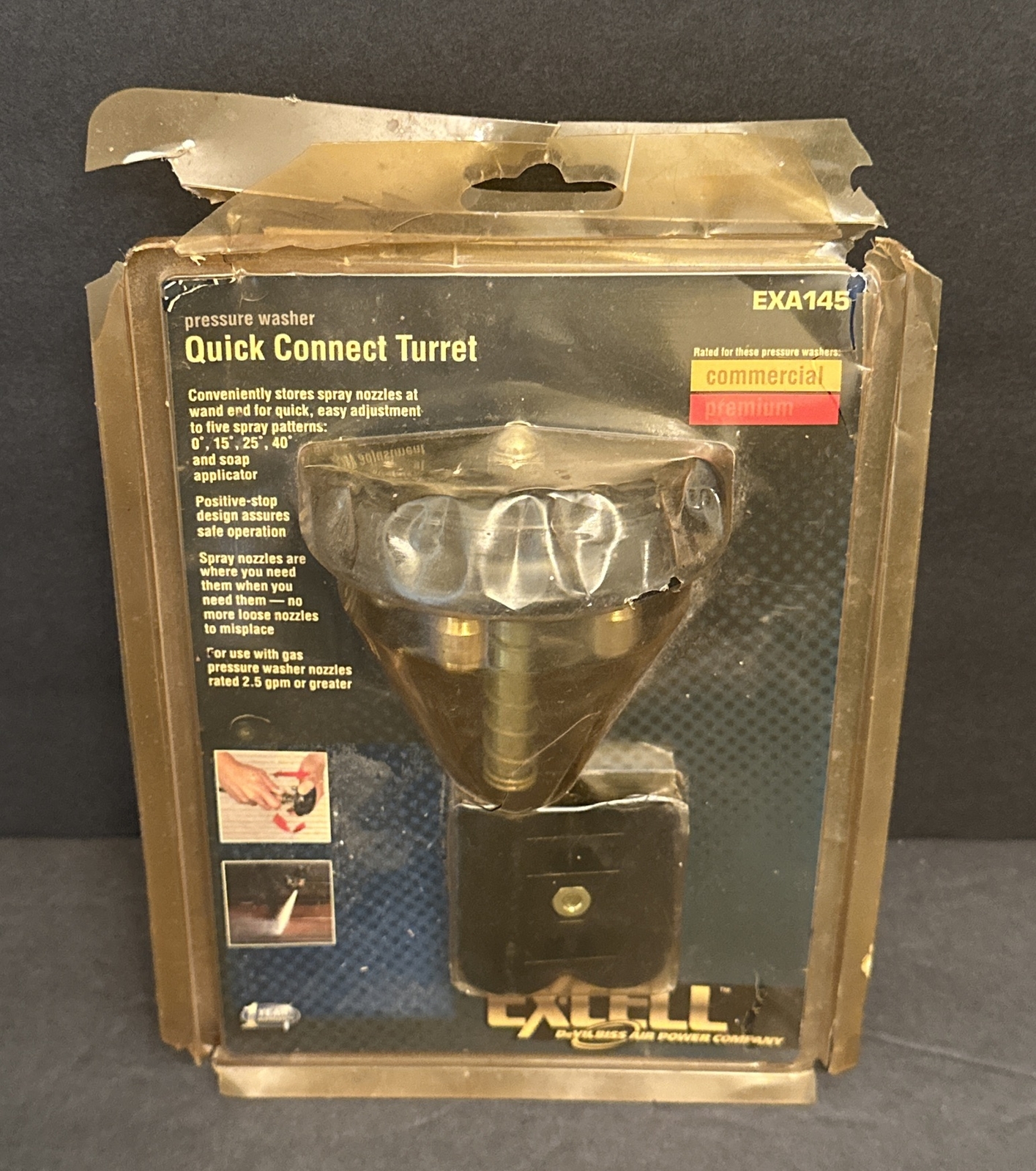 New 5-in-1 SPRAY NOZZLE Turret fits Excell Devilbiss Commercial Premium EXA145