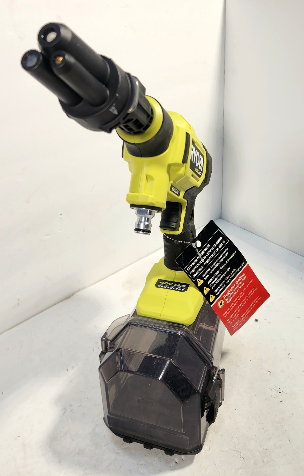 RYOBI 40V HP Brushless EZClean 600 PSI 0.7 GPM Power Cleaner USED (Tool Only)