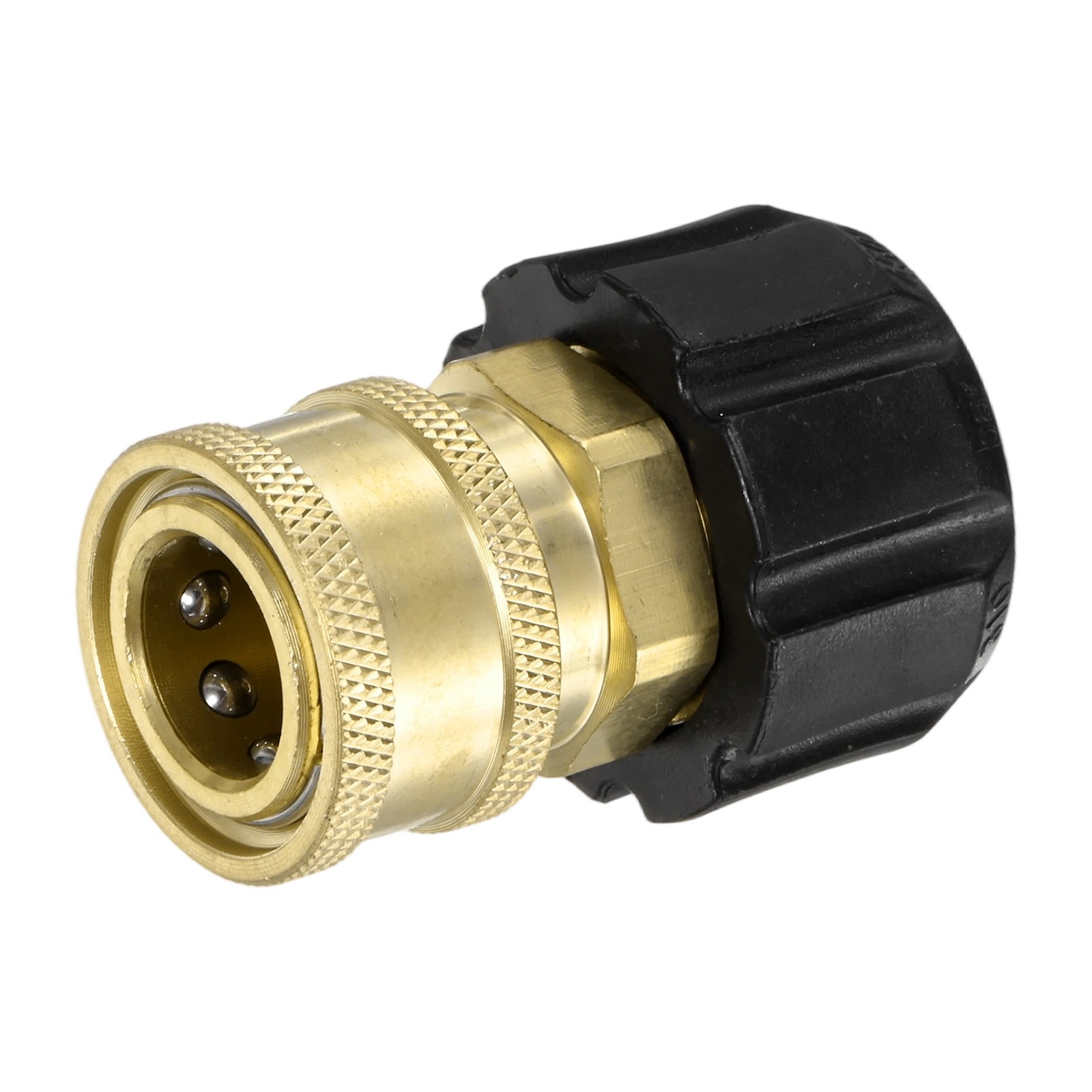 1-Pack M22 15mm Female to 3/8 Inch Female Pressure Washer Quick Connect Fittings