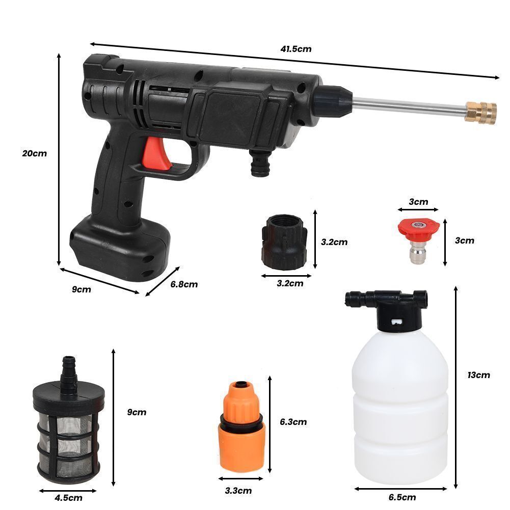 For Makita 18V Cordless Pressure Washer Portable Spray Gun Washer Water Pressure