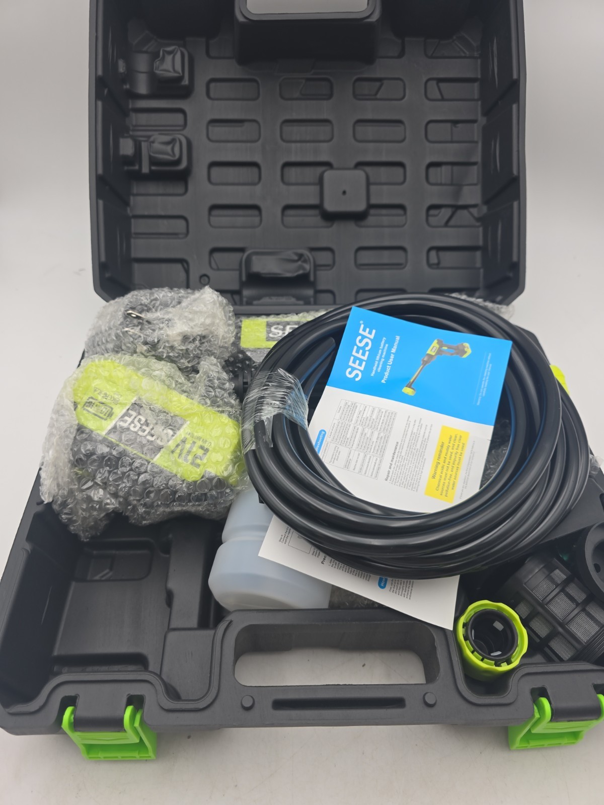 Seese Cordless Pressure Washer, 1500 PSI Portable Power Washer