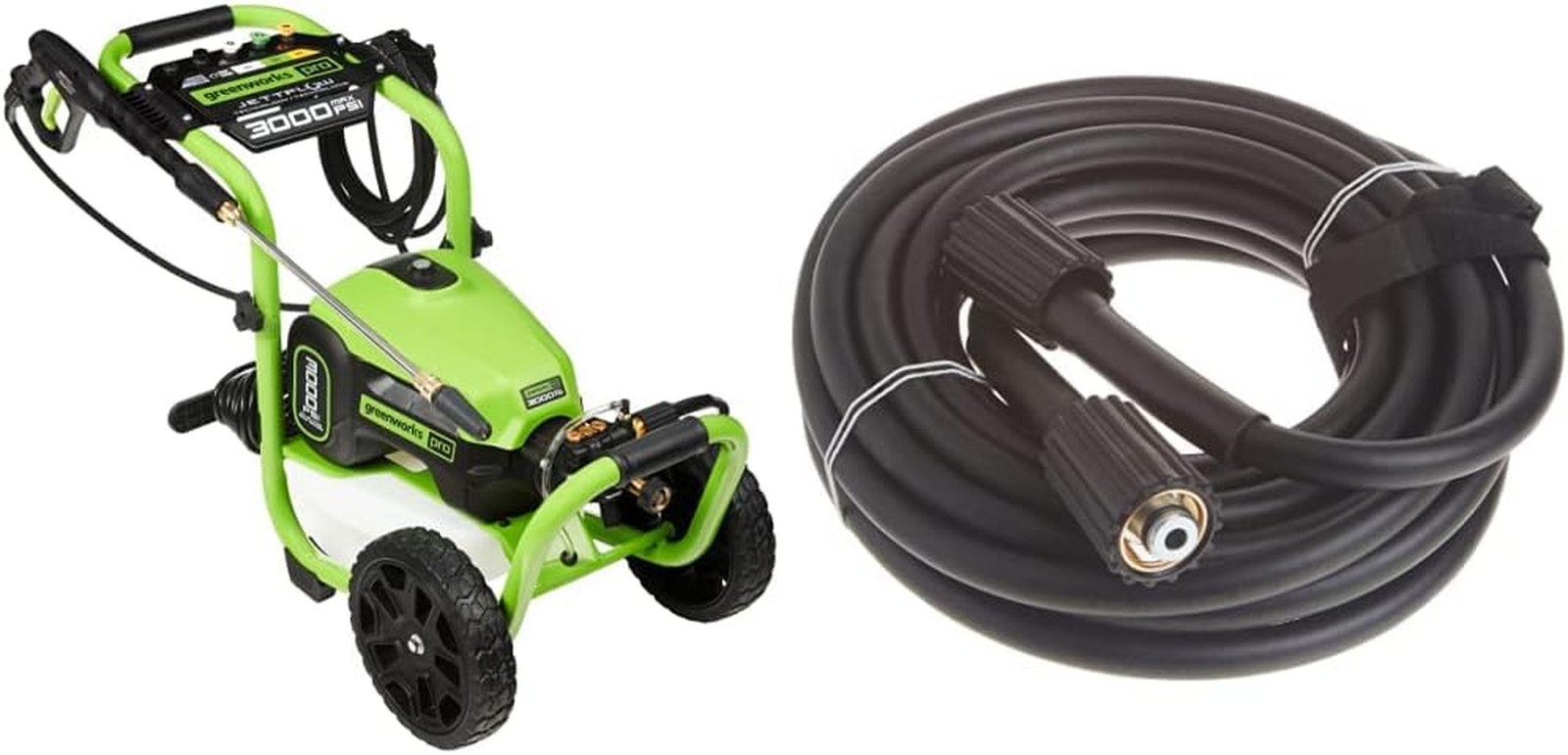 Powerful 3000 PSI Electric Pressure Washer with 25-Foot Hose Bundle