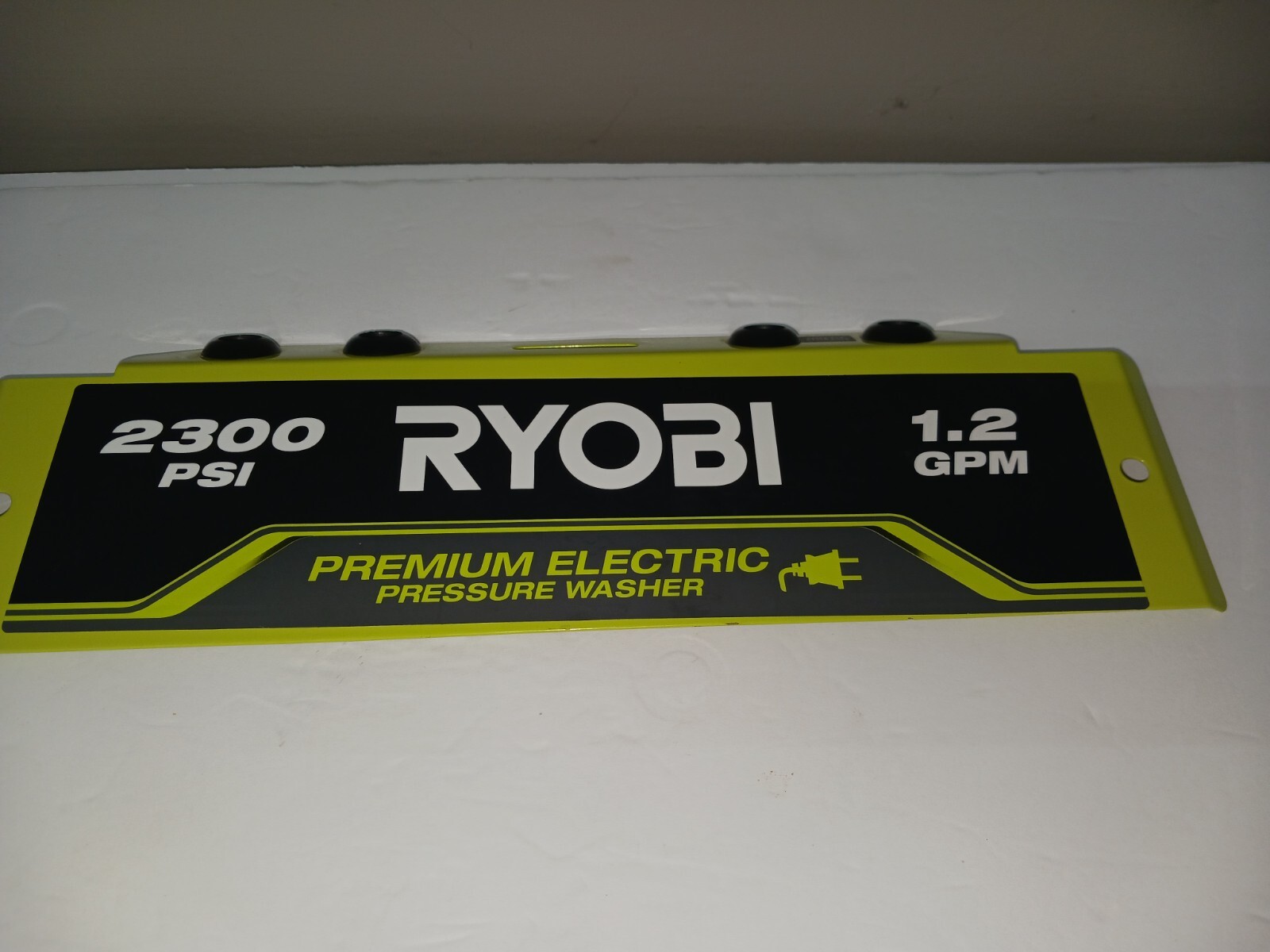 Ryobi OEM Part. Face Panel Assembly RY142300VNM Corded 2300psi Pressure Washer