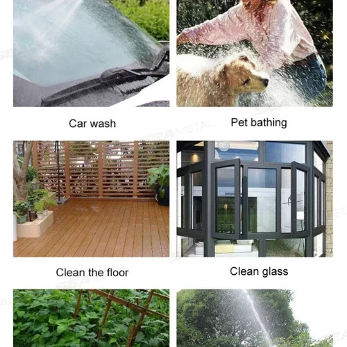 Hose Hawk Pressure Washer Nozzle Pro 360° Rotating 3 Spray Modes Compact