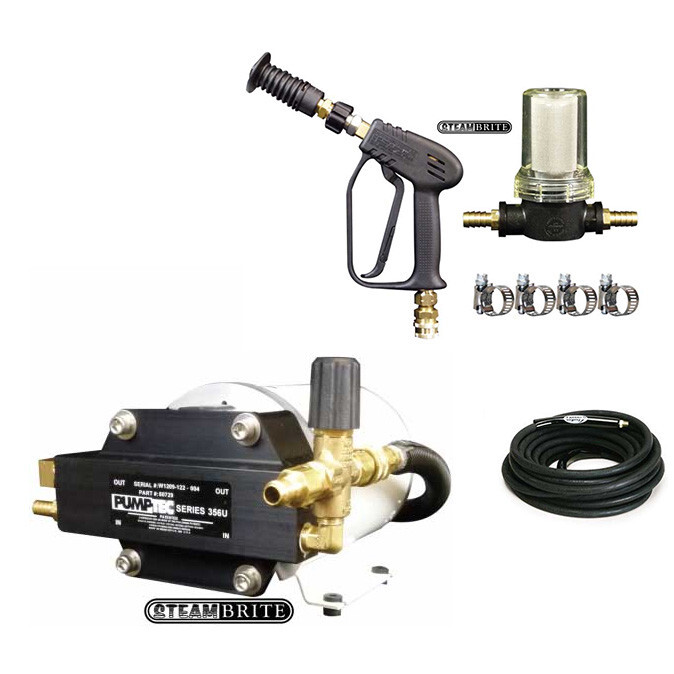 Pumptec 80729 Waterhorse Boat Pressure Washer Pump Assembly 12 Volt 700 psi