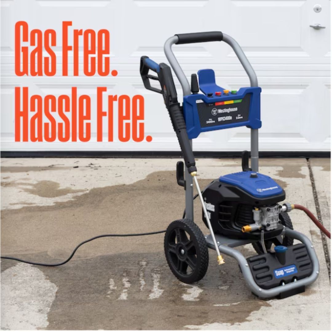 Westinghouse WPX3400e Brushless Heavy Duty 3400-PSI 2-GPM Cold Water Electric